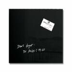 SIGEL GL157 Glas-Magnettafel Artverum - schwarz - 30 x 30 x 1,50 cm