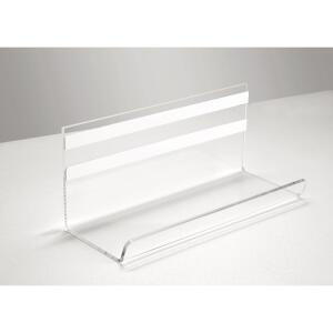 SIGEL GL199 Stifteschale Artverum - glasklar - 170 mm - Acryl (PMMA) - Klebestreifen