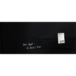 SIGEL GL240 Glas-Whiteboard Artverum - schwarz - 130 x 55...