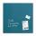 SIGEL GL252 Glas-Magnettafel Artverum - petrolblau - 48 x 48 x 1,50 cm