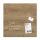 SIGEL GL254 Glas-Magnettafel Artverum - braun - 48 x 48 x 1,50 cm
