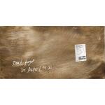SIGEL GL267 Glas-Magnettafel Artverum - bronze - 91 x 46...