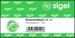 Nummernblock gelb/rosa/weiß/grün/blau 100 Blatt Pro Farbe 6 Blocks i