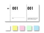 Nummernblock gelb/rosa/weiß/grün/blau 100 Blatt Pro Farbe 6 Blocks i