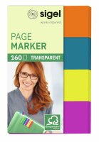 SIGEL HN614 Haftmarker - orange/blau/gelb/violett - 160...