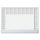 SIGEL HO366 Papier-Schreibunterlage - Wochenplan - transparente Schutzleiste - grau - ca. A2 - DE/EN/FR/NL - 40 Blatt - FSC-zertifiziert