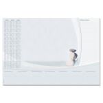 SIGEL HO370 Papier-Schreibunterlage - Steine - Nein - grau/beige - ca. A2 - DE/EN/FR - 30 Blatt - FSC-zertifiziert