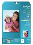 SIGEL Inkjet Fotopapier - A4 - 20 Blatt - hochglänzend - weiß 260 g/m²