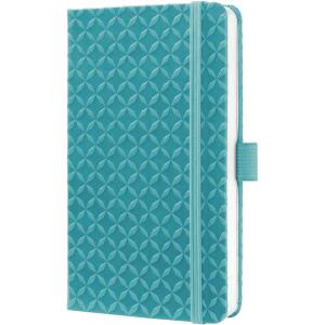 SIGEL JN102 Notizbuch Jolie - aqua green - liniert - 80 g/m² - ca. A6 - türkis - Hardcover - 174 Seiten - FSC-zertifiziert