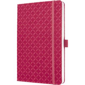 SIGEL JN105 Notizbuch Jolie - fuchsia pink - liniert - 80 g/m² - ca. A5 - pink - Hardcover - 174 Seiten - FSC-zertifiziert