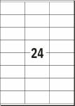 SIGEL LA131 Universal-Etiketten - weiß - 70 x 36 mm - 70 g/m² - 600 Etiketten = 25 Blatt