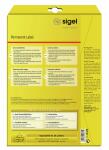 SIGEL LA138 Universal-Etiketten - weiß - 70 x 37 mm - 70 g/m² - 600 Etiketten = 25 Blatt