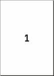 SIGEL LA181 Universal-Etiketten - weiß - 210 x 297 mm - 70 g/m² - 25 Etiketten = 25 Blatt