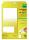 SIGEL LA216 Etiketten - weiß - wiederablösbar - 96 x 50,8 mm - 70 g/m² - 250 Etiketten = 25 Blatt