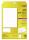 SIGEL LA320 Adress-Etiketten - weiß - 63.5 x 38,1 mm - 70 g/m² - 525 Etiketten = 25 Blatt