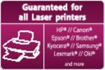 SIGEL LF421 Overhead-Folien für S/W-Laser/-Kopierer - beidseitig bedruckbar - A4 - 10 Stück - transparent