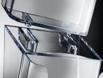 SIGEL LH135 Wand-Prospekthalter - A4 - 3 Fächer - glasklar - Acryl (PMMA)