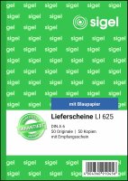 SIGEL LI625 Lieferscheine - A6 - 2x 50 Blatt - mit...