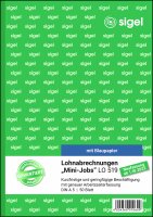 SIGEL LO519 Lohnabrechnungen - A5 - 1x 50 Blatt - mit...