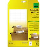 SIGEL LP720 PC-Einsteckschilder - A4 - weiß -...