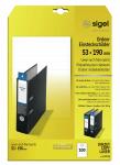 SIGEL LP734 PC-Einsteckschilder - A4 - weiß -...