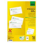 SIGEL LP795 Visitenkarten - hochweiß - 225 g/m² - 100 Karten