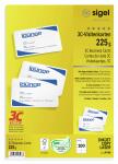 SIGEL LP798 Visitenkarten - hochweiß - 225 g/m² - 100 Karten