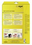SIGEL LP898 PC-Einsteckkarten - weiß - 185 g/m² - DIN-Druckformat: A4 - 100 Karten