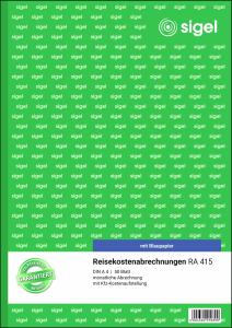 Reisekostenabrechnungen - A4 - 1x 50 Blatt - mit Blaupapier - 50 Blatt