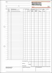 Reisekostenabrechnungen - A4 - 1x 50 Blatt - mit Blaupapier - 50 Blatt