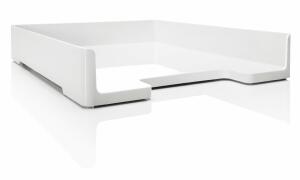 SIGEL SA107 Briefablage Eyestyle - weiß - 26,80 x 5 x 33,30 cm - Acrylnitril-Butadien-Styrol (ABS)