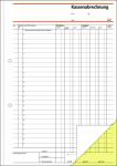 Kassenabrechnungen - A4 - 2x 40 Blatt - selbstdurchsch - 40 Sätze
