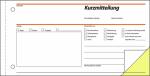 Kurzmitteilungen - 1/3 A4 quer - 2x 40 Blatt - selbstdurchschreibend