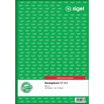 SIGEL SD063 Bautagebuch - A4 - 3x 40 Blatt - selbstdurchschreibend - 40 Sätze
