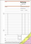 Rechnungen - fortlaufend nummeriert - A5 - 3x 50 Blatt 50...