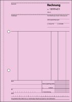 SIGEL SD132 Rechnungen - fortlaufend nummeriert - A5 - 3x 50 Blatt - selbstdurchschreibend - 50 Sätze