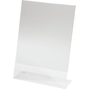SIGEL TA210 Tischaufsteller - 21,30 x 30,20 x 7,80 cm - A4 - schräg - einseitige Präsentation - glasklar - Acryl (PMMA)