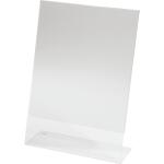 SIGEL TA210 Tischaufsteller - 21,30 x 30,20 x 7,80 cm - A4 - schräg - einseitige Präsentation - glasklar - Acryl (PMMA)
