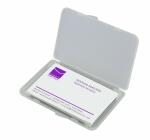 SIGEL VA140 Visitenkarten-Etui - für bis zu 15 Visitenkarten - transparent - Polypropylen (PP) - 1 Stück