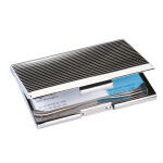 SIGEL VZ130 Visitenkarten-Etui - für bis zu 20 Visitenkarten - silber - Chrom - 1 Stück
