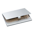 SIGEL VZ135 Visitenkarten-Etui - für bis zu 15 Visitenkarten - silber - Aluminium - 1 Stück