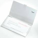 SIGEL VZ135 Visitenkarten-Etui - für bis zu 15 Visitenkarten - silber - Aluminium - 1 Stück