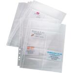 SIGEL VZ351 Hüllen - für bis zu 200 Visitenkarten - transparent - Polyvinylchlorid (PVC) - 10 Stück