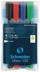 Schneider Permanent-Marker Maxx 130 sortiert Karton-Etui...