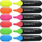 Schneider Textmarker Job sortiert Karton-Etui 6 Stück
