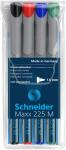 Schneider Universalmarker Maxx 225 M non-per. Etui 4...