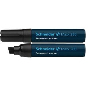 Schneider Marker Permanent Jumbo Keilspitze 4+12 mm schwarz