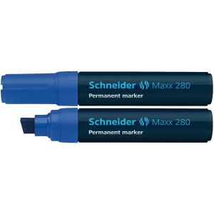 Schneider Marker Permanent Jumbo Keilspitze 4+12 mm blau