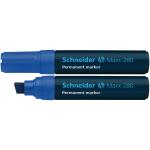 Schneider Marker Permanent Jumbo Keilspitze 4+12 mm blau