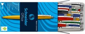 Schneider Kugelschreiber Office 50er Pack sortiert, Mine blau